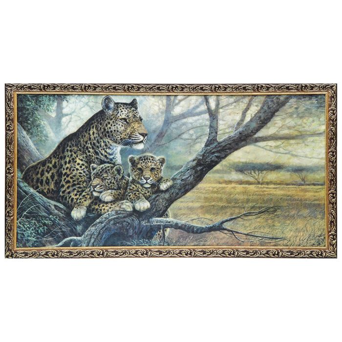 Гобеленовая картина "Дикие кошки"