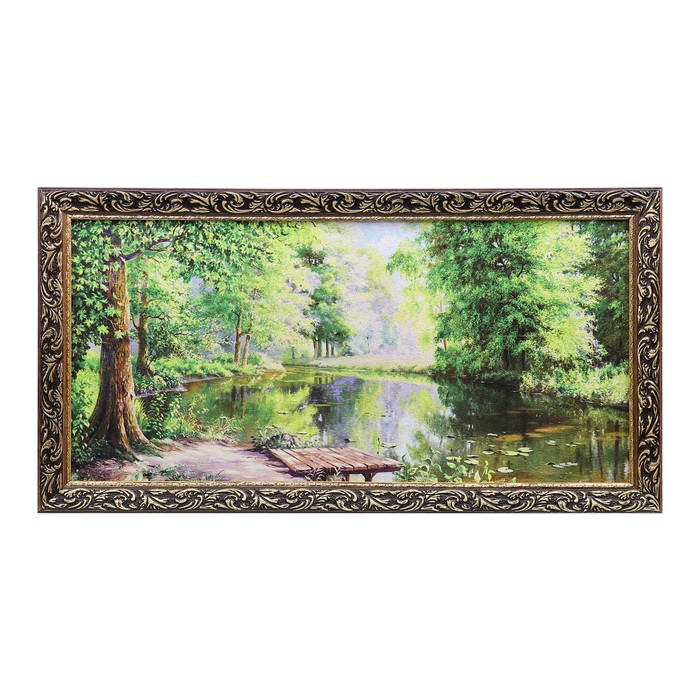 Гобеленовая картина "Мостик в лесу"
