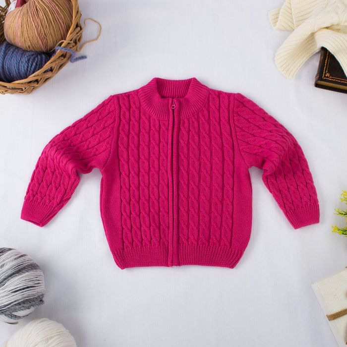 Жакет детский "Артек", рост 74-80 см, цвет малиновый 02286 _М