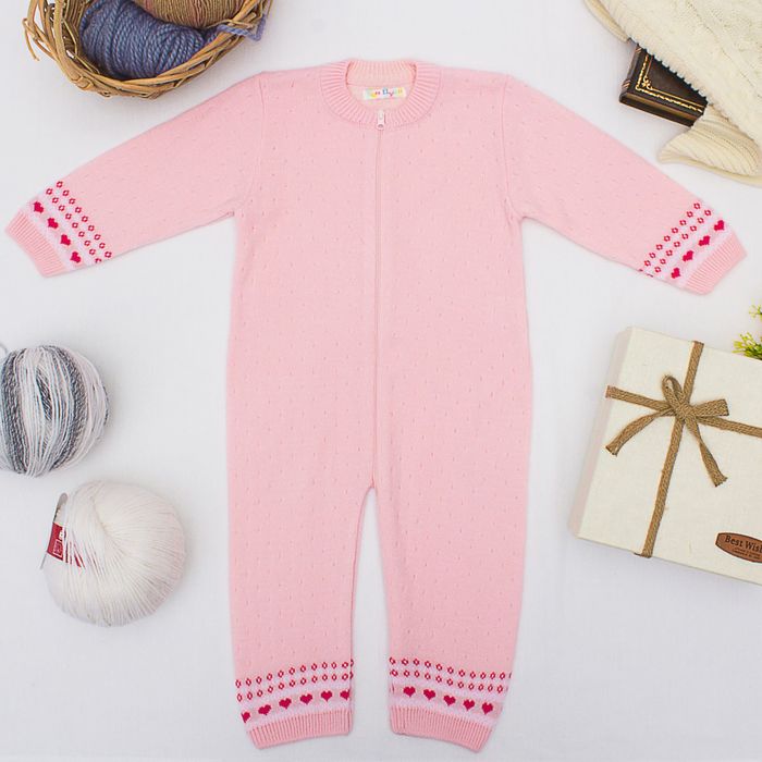 Комбинезон детский "Кроха", рост 56-62 см, цвет розовый 11276 _М