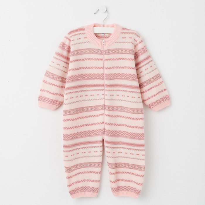 Комбинезон детский "Метель", рост 62-68 см, цвет розовый 11172 _М