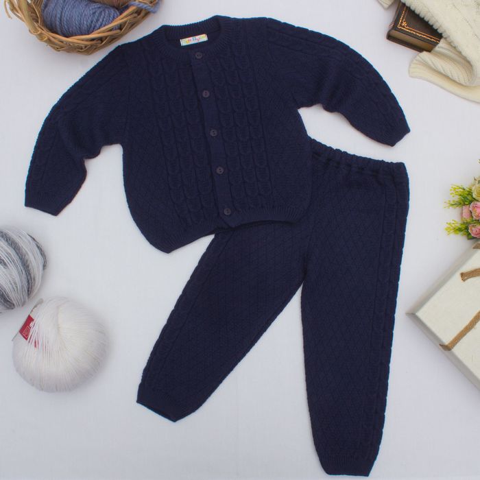 Комплект детский "Мармелад", рост 62-68 см, цвет синий 10403 _М