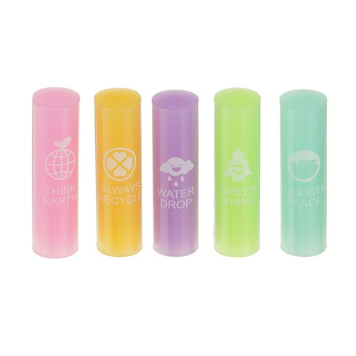 Ластик фигурный высокополимерный каучук цилиндрический МИКС