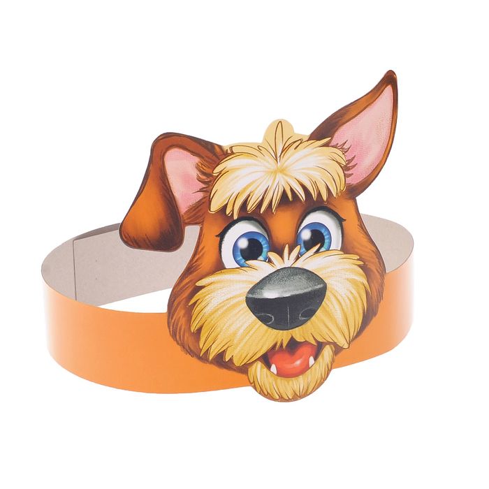 Маска на ободке "Пес"