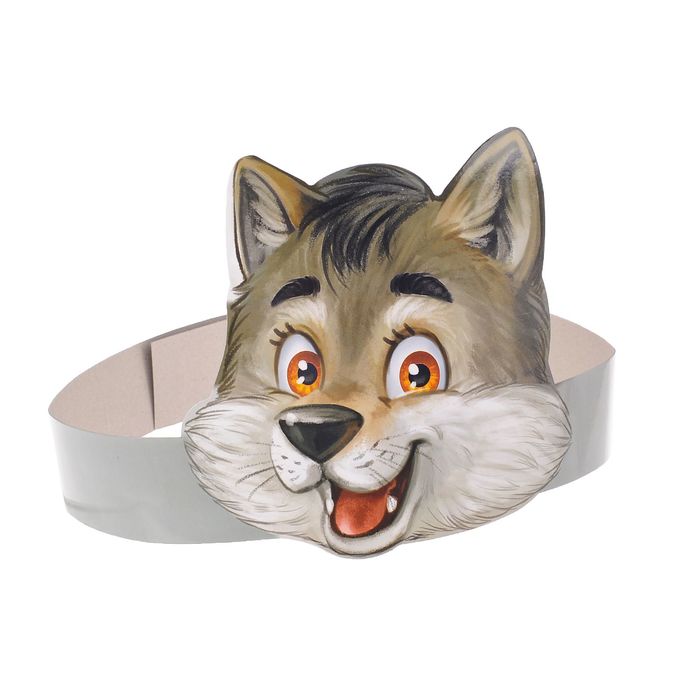 Маска на ободке "Волк"