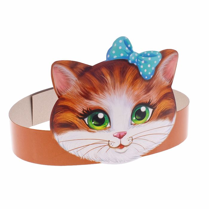 Маска на ободке "Кошечка"