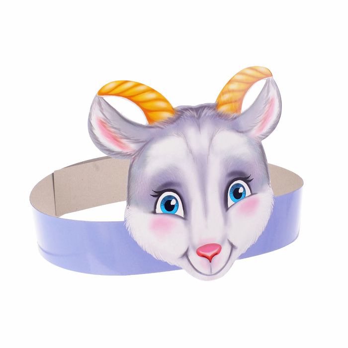 Маска на ободке "Козочка"