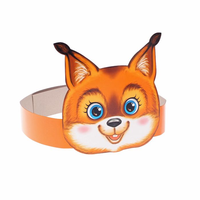 Маска на ободке "Белочка"