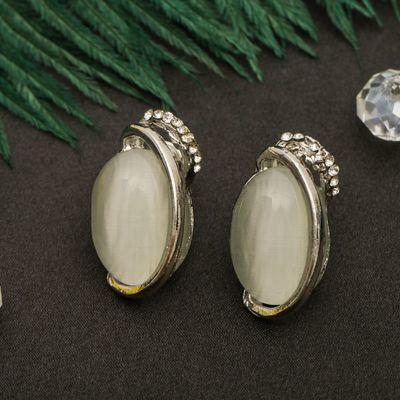 Серьги "Овал" сияние, цвет МИКС