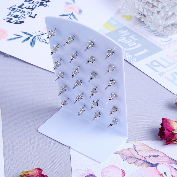 Пусеты 12 пар "Ассорти" настроение, цвет МИКС