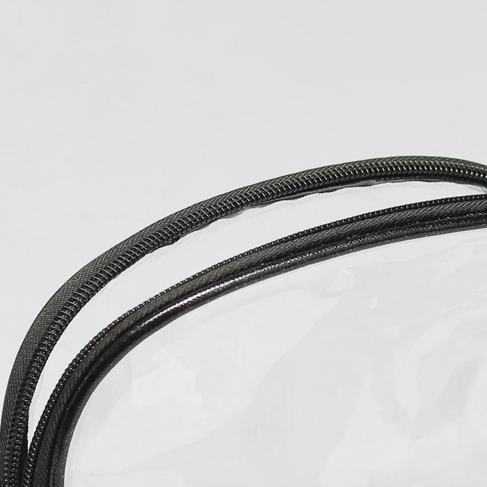 Косметички набор 2 в 1 «Совы», отдел на молнии, с ручкой, цвет чёрный