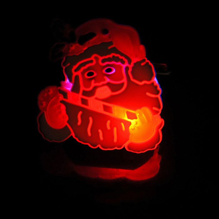 Значок световой "Дедушка Мороз"