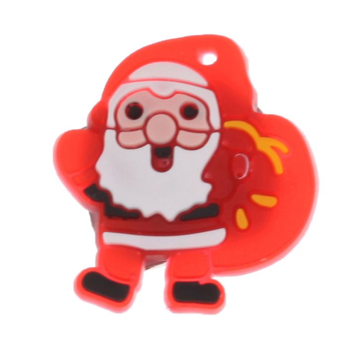 Значок световой "Дед Мороз" с подарками