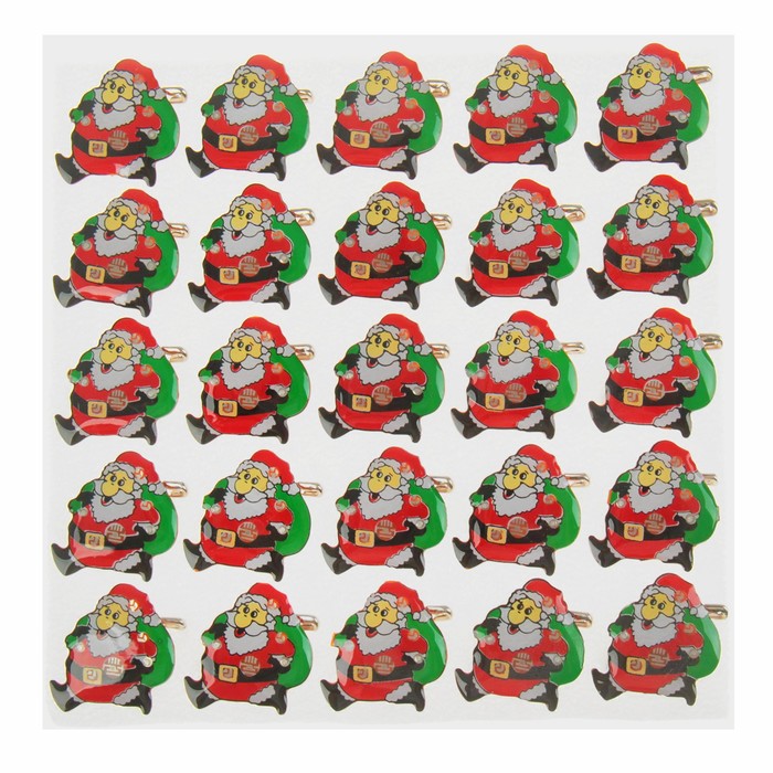 Значок световой "Дед Мороз" с мешком