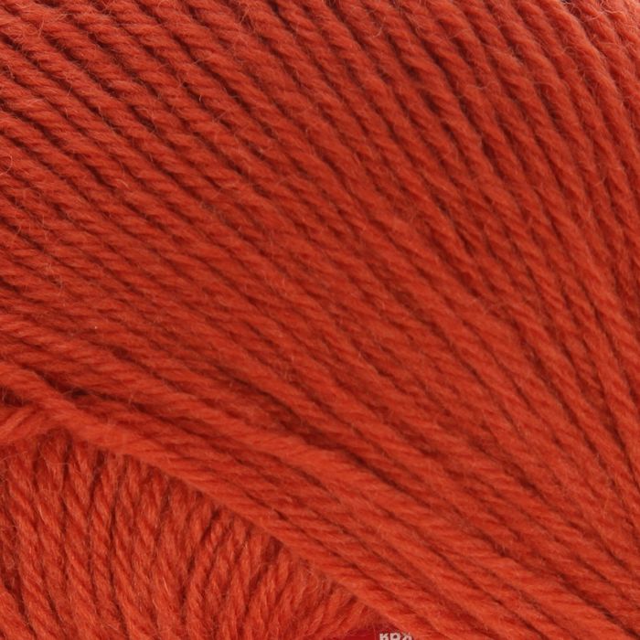 Пряжа "Люкс" 100% мериносовая шерсть 200м/50гр (0086, терракот)
