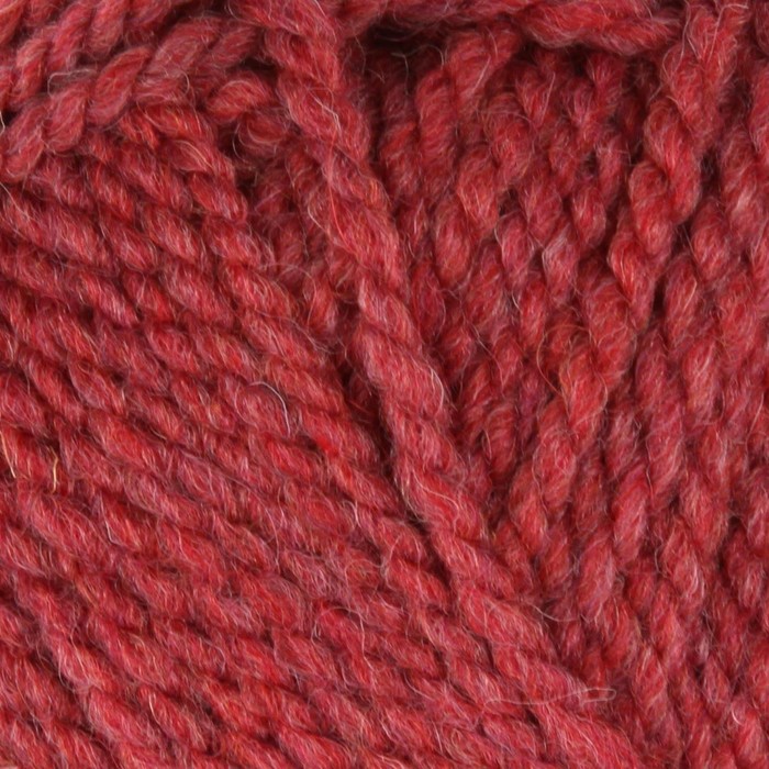 Пряжа "Меланж из Троицка" 70% шерсть, 30% акрил 150м/100гр (3719, меланж (брусника))