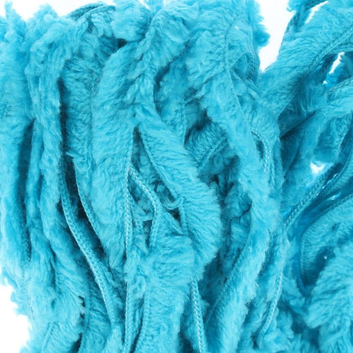 Пряжа "Меховая" 20% меринос.шерсть, 80% акрил 40м/200гр (0474, голубая бирюза)