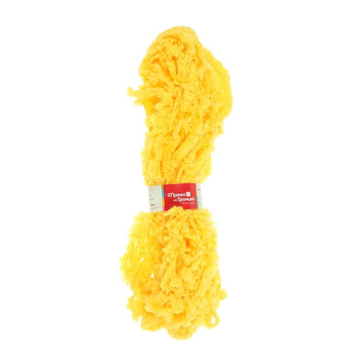 Пряжа "Меховая" 20% меринос.шерсть, 80% акрил 40м/200гр (2100, одуванчик)