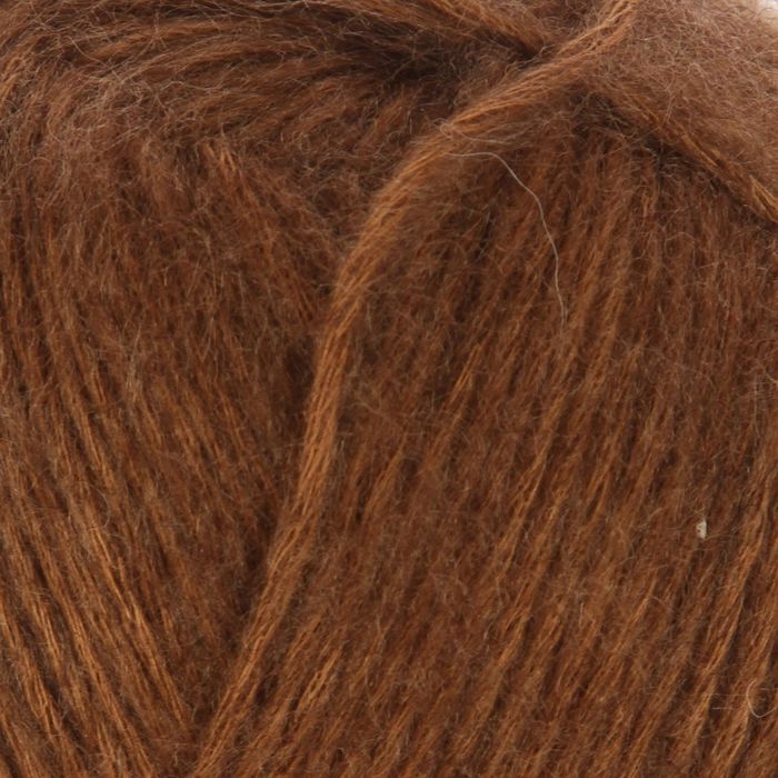 Пряжа "Нежная альпака" 20% альпака, 60% хлопок, 20% акрил 290м/100гр (0603, темно-бежевый)