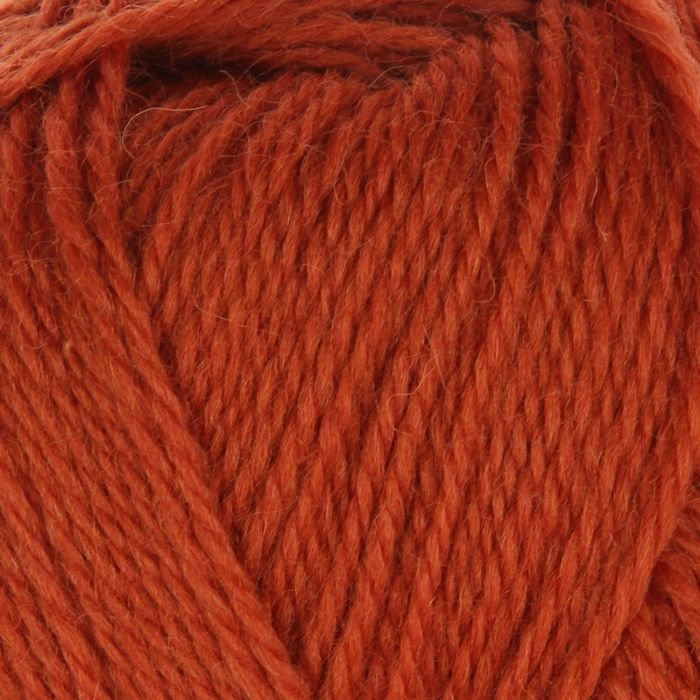 Пряжа "Новозеландская" 100% шерсть 250м/100гр (0086, терракот)