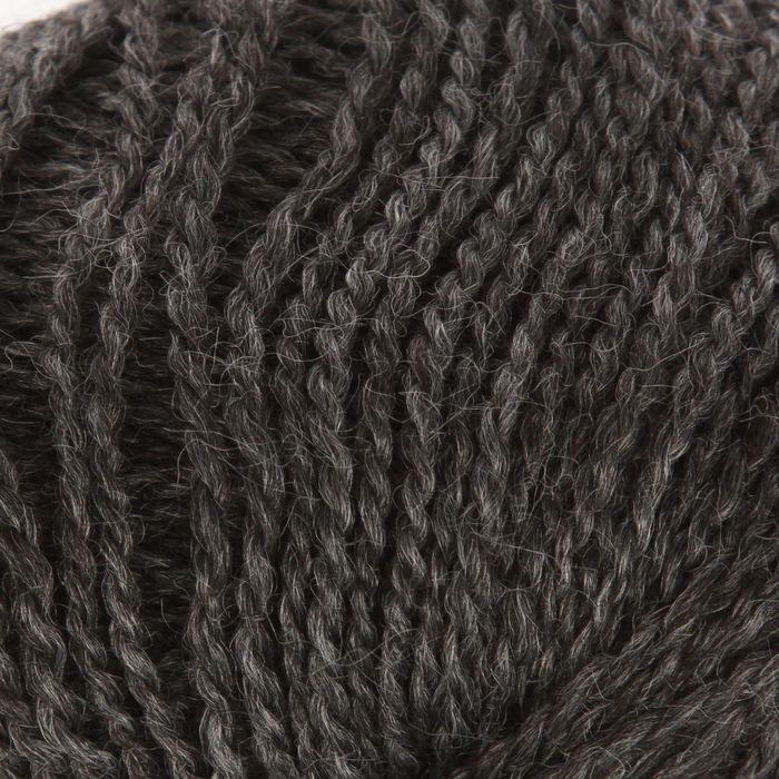 Пряжа "Перуанская" 55% альпака, 25% вискоза, 20% акрил 230м/50гр (3083, меланж (т.серый )