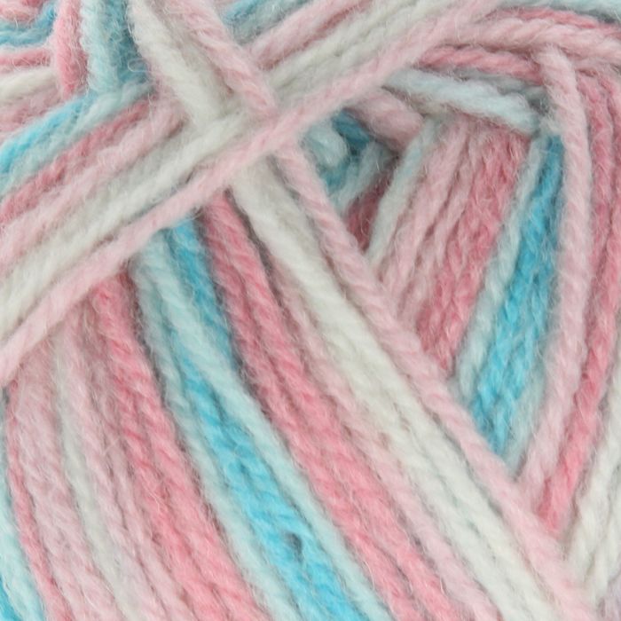 Пряжа "Подмосковная" 50% шерсть, 50% акрил 250м/100гр (7289, принт)