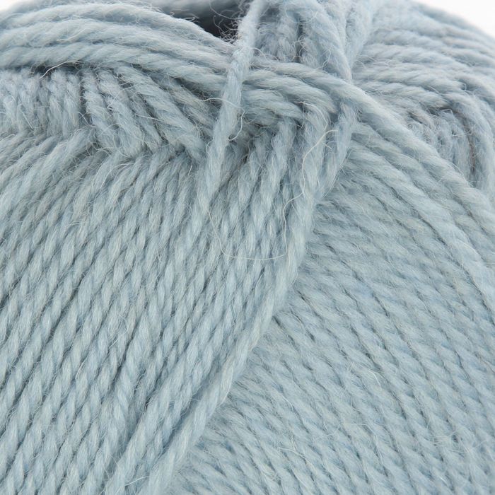 Пряжа "Чистая шерсть" 100% шерсть 250м/100гр (0276, бледно-голубой)