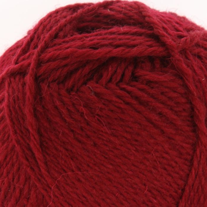 Пряжа "Чистая шерсть" 100% шерсть 250м/100гр (0025, вишня)