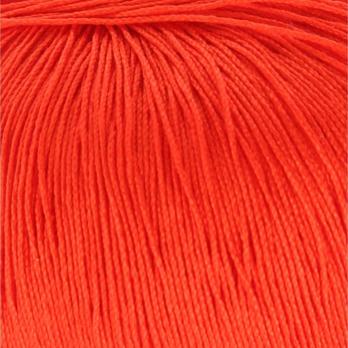 Пряжа "Астра" 100% мерсеризованный хлопок 610м/100гр (1440, алый)