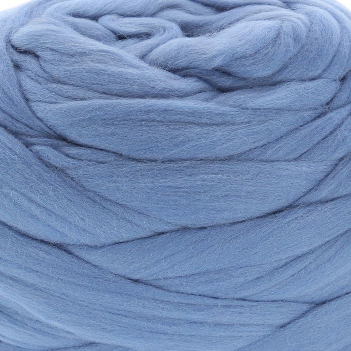 Пряжа "Зефир" 100% мериносовая шерсть 50м/500гр (2648, светлый гиацинт)