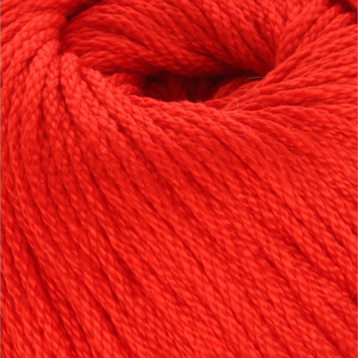 Пряжа "Крокус" 100% мерсеризованный хлопок 160м/100гр (0042, красный)