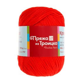 

Пряжа "Крокус" 100% мерсеризованный хлопок 160м/100гр (0042, красный)