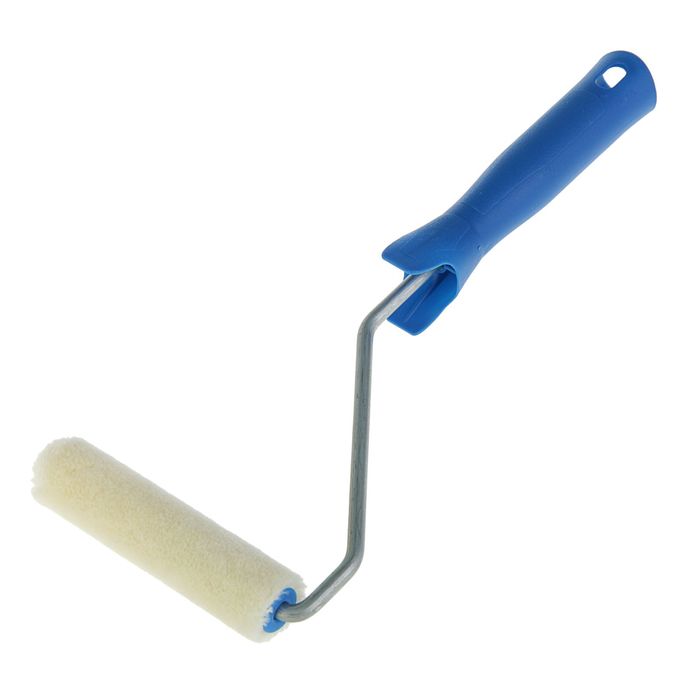 Мини-валик "АКОР", велюр-шерсть, 110 мм, ручка d=6 мм, D=15 мм, ворс 4 мм, для лака