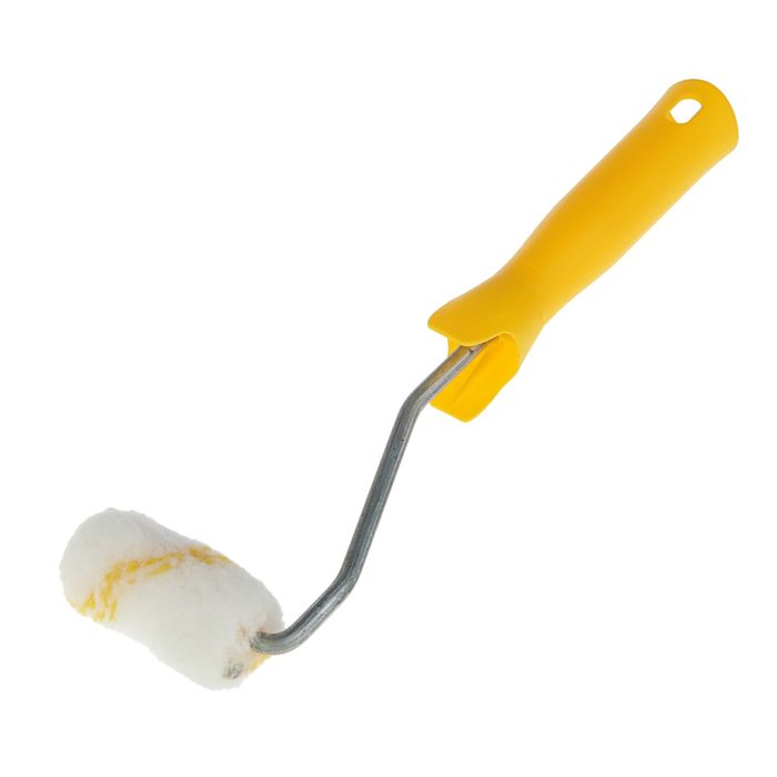 Мини-валик "АКОР", 60 мм, полиамид, ручка d=6 мм, D=15 мм, ворс 12 мм, для эмали