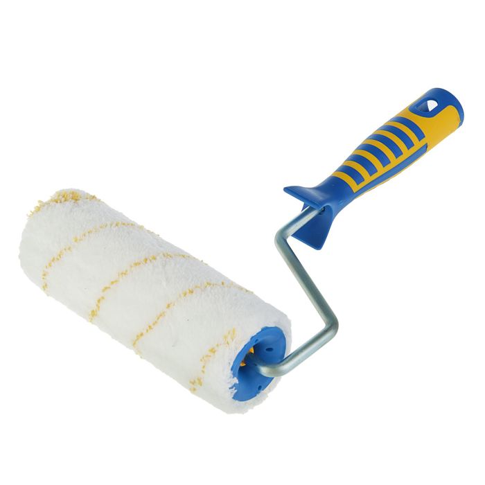 Валик "АКОР" Профи, микрофибра, 180 мм, ручка d=8 мм, D=48 мм, ворс 11 мм, для дерева