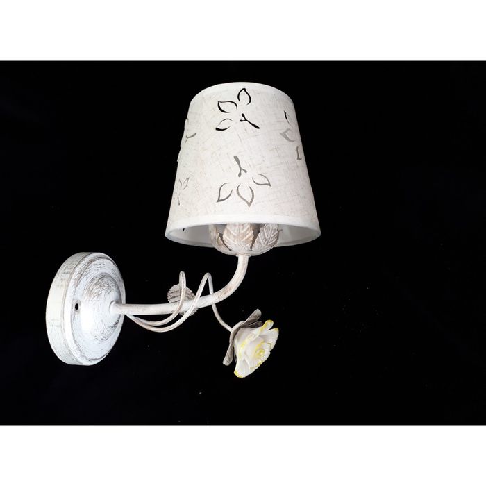 Бра "Альба" 1x40Вт E14 белое золото