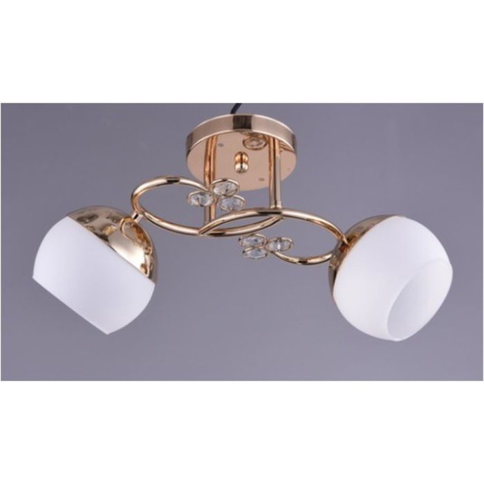 Люстра "Анхелика" 2x40W E27 золото