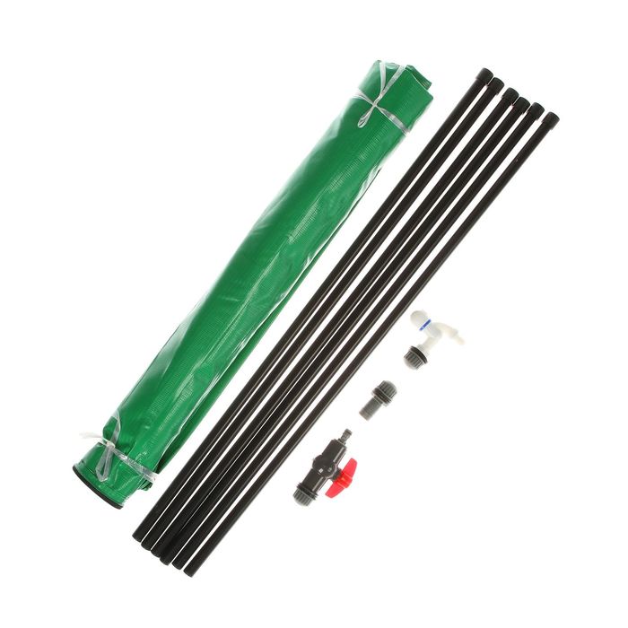 Бочка пищевая, 250 л с крышкой и краном, разборная, пищевая