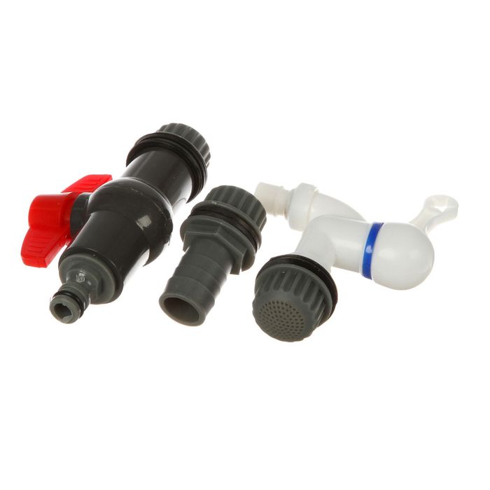 Бочка пищевая, 250 л с крышкой и краном, разборная, пищевая