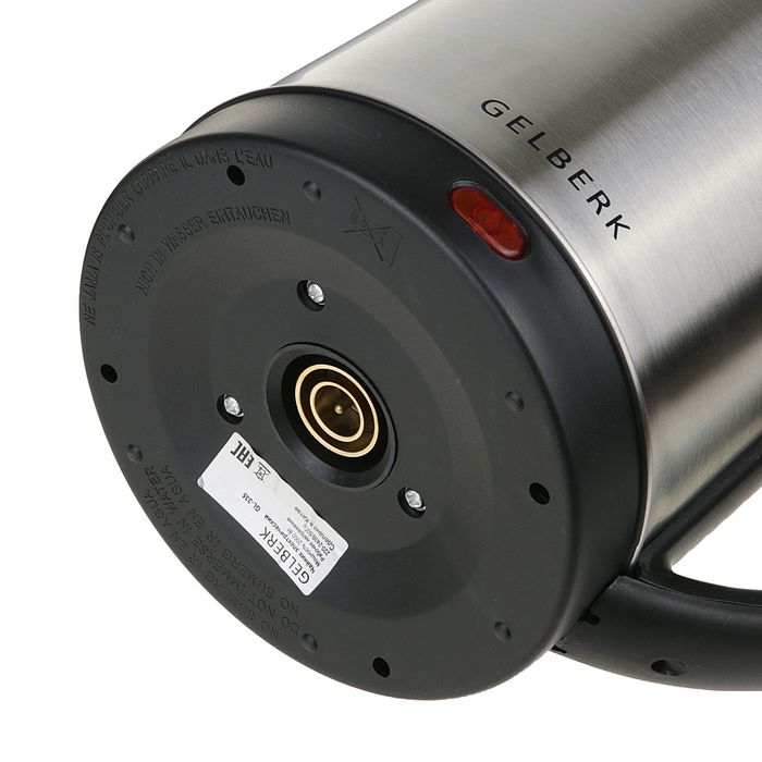 Чайник электрический GELBERK GL-335, 2000 Вт, 2 л, нержавеющая сталь