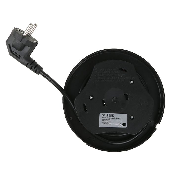 Чайник электрический GELBERK GL-335, 2000 Вт, 2 л, нержавеющая сталь