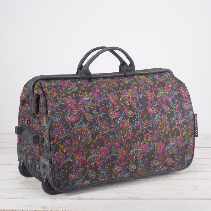 Сумка дорожная на колёсах "Хохлома", 1 отдел на молнии