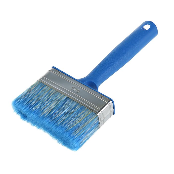 Кисть плоская "Лазурный берег", 120х35 мм, ручка пластик, смешанная щетина