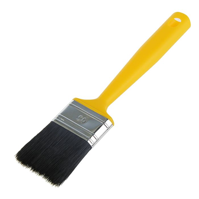 Кисть плоская "Мелодия цвета", 50х14 мм, ручка пластик, искусственная щетина