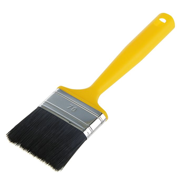 Кисть плоская "Мелодия цвета", 70х14 мм, ручка пластик, искусственная щетина