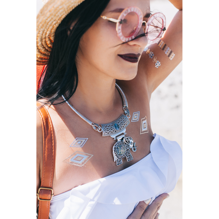 Татуировка на тело "Кулон"