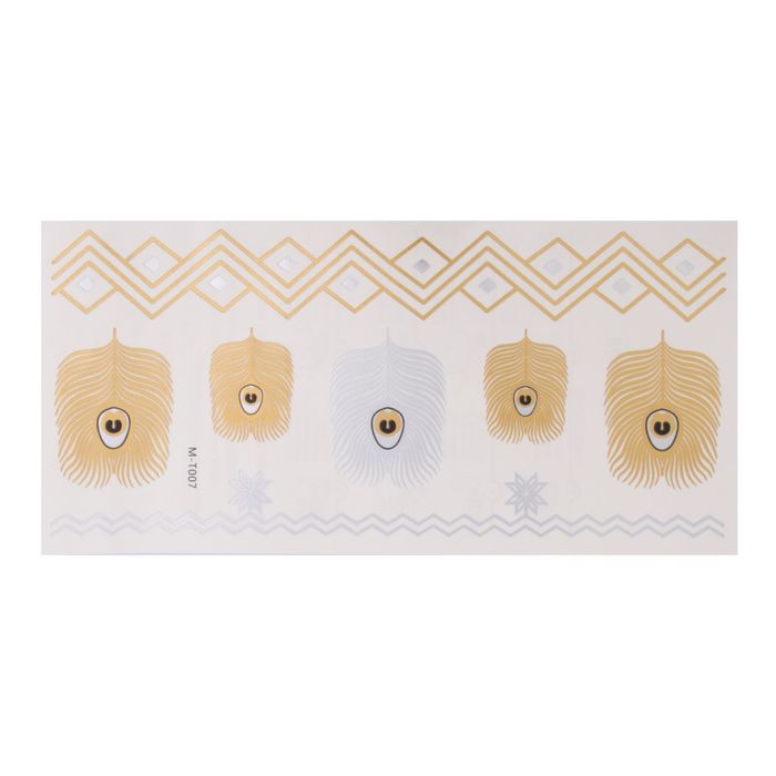 Татуировка на тело "Перо"