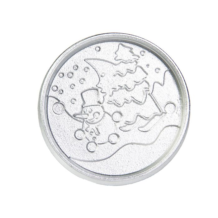 Форма (печать) для выпечки песочного печенья "Снеговик"