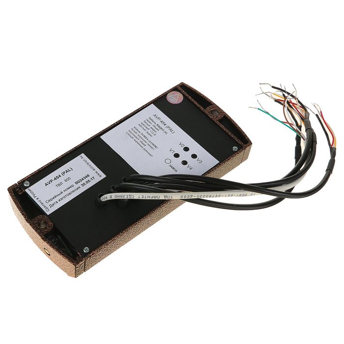 Вызывная панель Activision AVP-454 (PAL), 600 ТВЛ, 4 абонента, медь