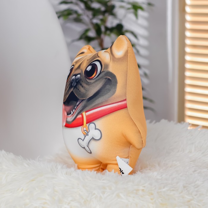 Мягкая игрушка-антистресс "Мопсик"